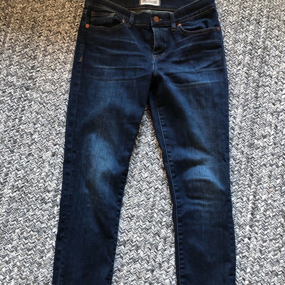 Madewell Skinny Jeans, dark wash - Picture 1 of 4